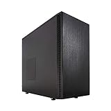 Fractal Design Define S - Mid Tower Computer Case - ATX - Optimized For High Airflow/Performance and Silent Computing - 2X Fractal Design Dynamic GP-14 140mm Silent Fans - Water-Cooling Ready - Black