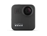 GoPro Max, Cámara de Acción Digital a Prueba de Agua 360 con Estabilización Irrompible, Pantalla Táctil y Control de Voz, Bluetooth USB Wireless, GoPro Quik, Black