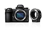 Nikon Z6 - Cámara sin Espejos de 24.5 MP (Pantalla LCD de 3.2', Sensor CMOS, resolución 4K/UHD, WiFi, Bluetooth) Negro - Kit Cuerpo con Adaptador de Montura FTZ