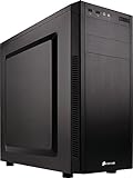 Corsair Carbide 100R Silent Edition - Caja de PC, Mid-Tower ATX, silencioso insonorizado Edition, sin Ventana, Negro