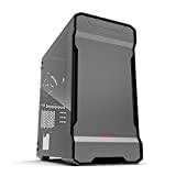 Phanteks Enthoo Evolv mATX - Caja de ordenador (Micro-Tower, PC, Aluminio, Acero, Vidrio templado, Micro-ATX,Mini-ITX), Gris Antracita