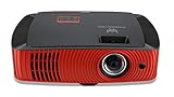 Acer Predator Z650 - Proyector para Gaming (Full HD 1080p, DLP 3D, Brillo de 2.200 lumenes, 20.000:1, HDMI, Bluetooth, ST), Rojo y Negro