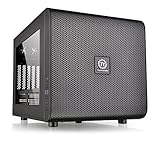 Thermaltake Core V21 Cubo Negro carcasa de ordenador - Caja de ordenador (Cubo, SPCC, Micro-ATX,Mini-ITX, Negro, 18,5 cm, 35 cm)